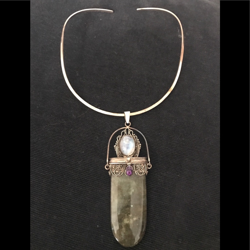 New Precious Stone Necklace
